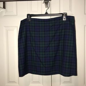 Black watch skirt